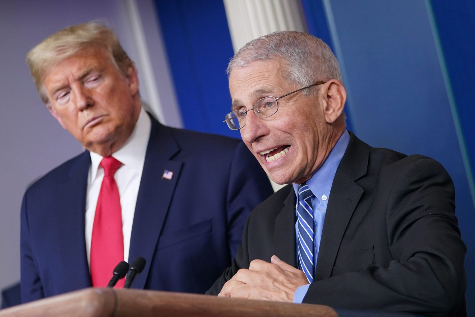 Donald Trump, Dr. Anthony Fauci